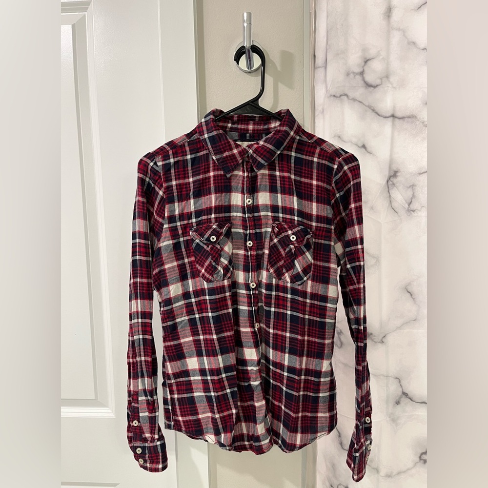 Forever 21 Plaid Button Down Shirt